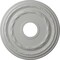 Ekena Millwork Dublin Ceiling Medallion (Fits Canopies up to 8 1/4"), Hnd-Painted Frost, 15 3/8"OD x 3 5/8"ID x 1"P CM15DUFRF - alternate 1